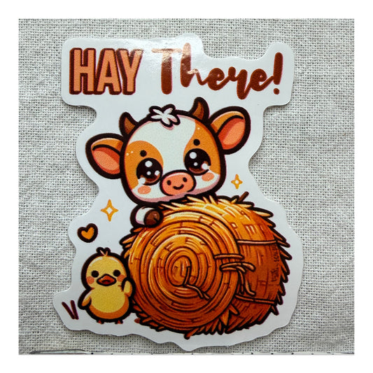 Hay There! – Die-Cut Vinyl Sticker | Hazel Stitch & Co.