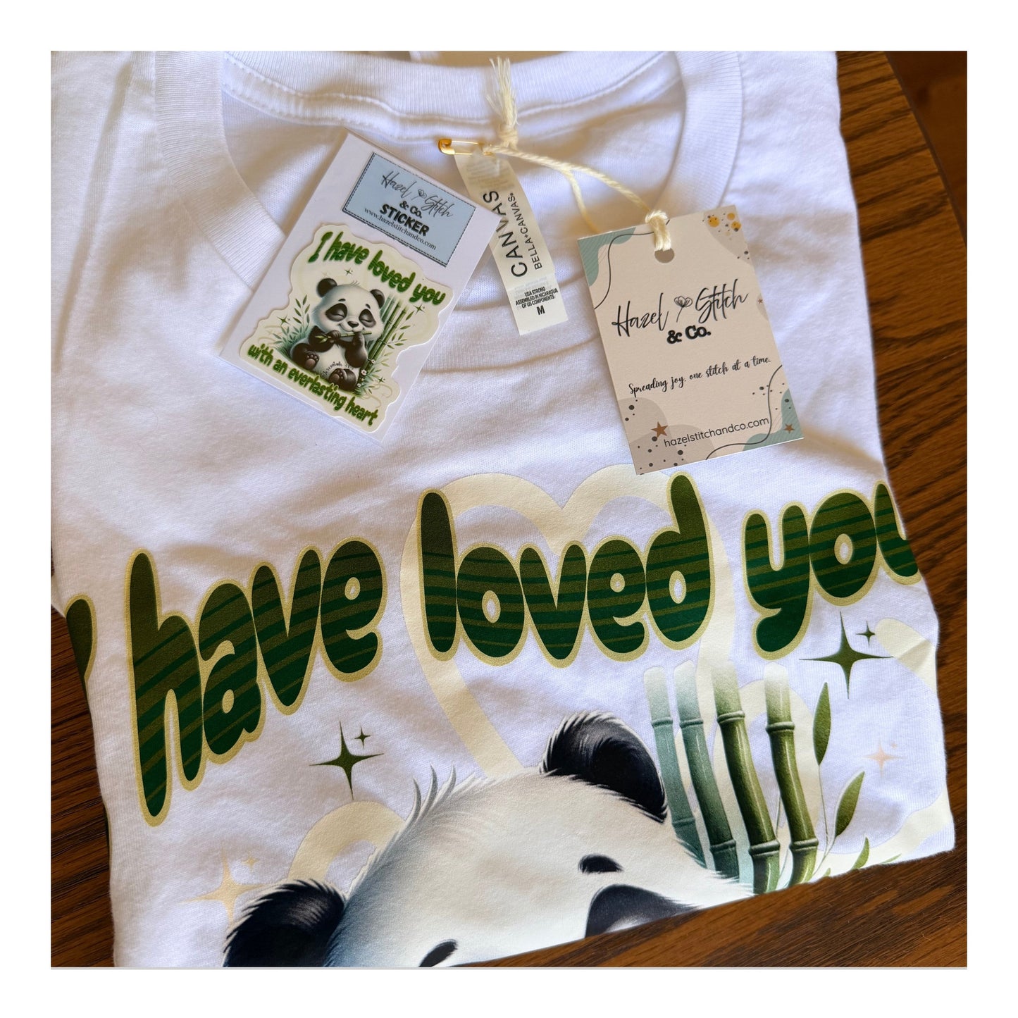 “I Have Loved You With an Everlasting Heart” – Faith Tee (Panda)