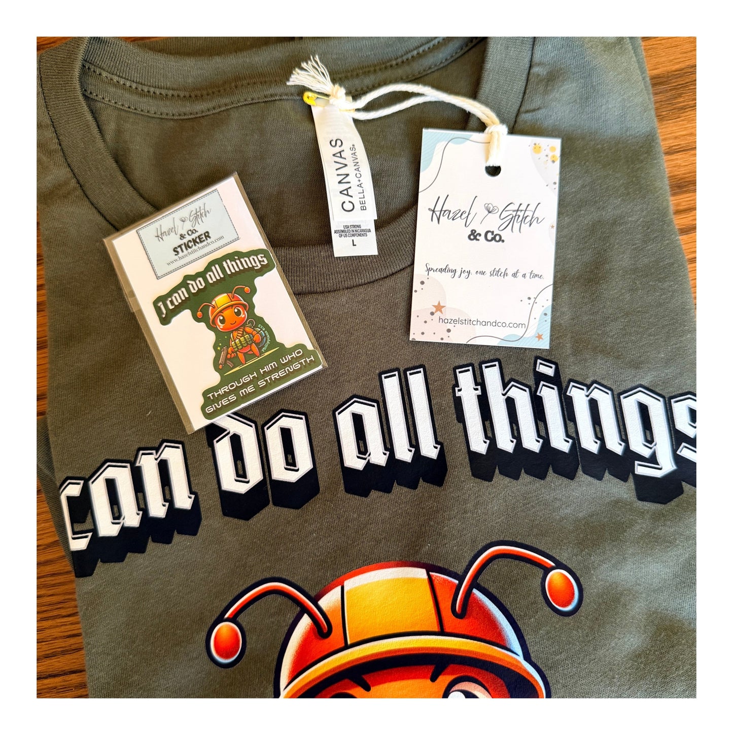 “I Can Do All Things” – Faith Tee (Ant)